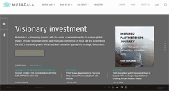 Desktop Screenshot of mubadala.com