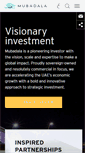 Mobile Screenshot of mubadala.com